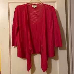 AEO waterfall cardigan with 3/4 sleeves